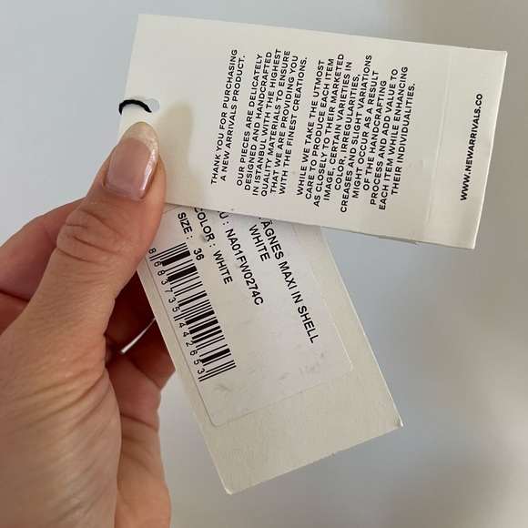 Agnes Maxi Dress in Shell White - Picture 2 of 16